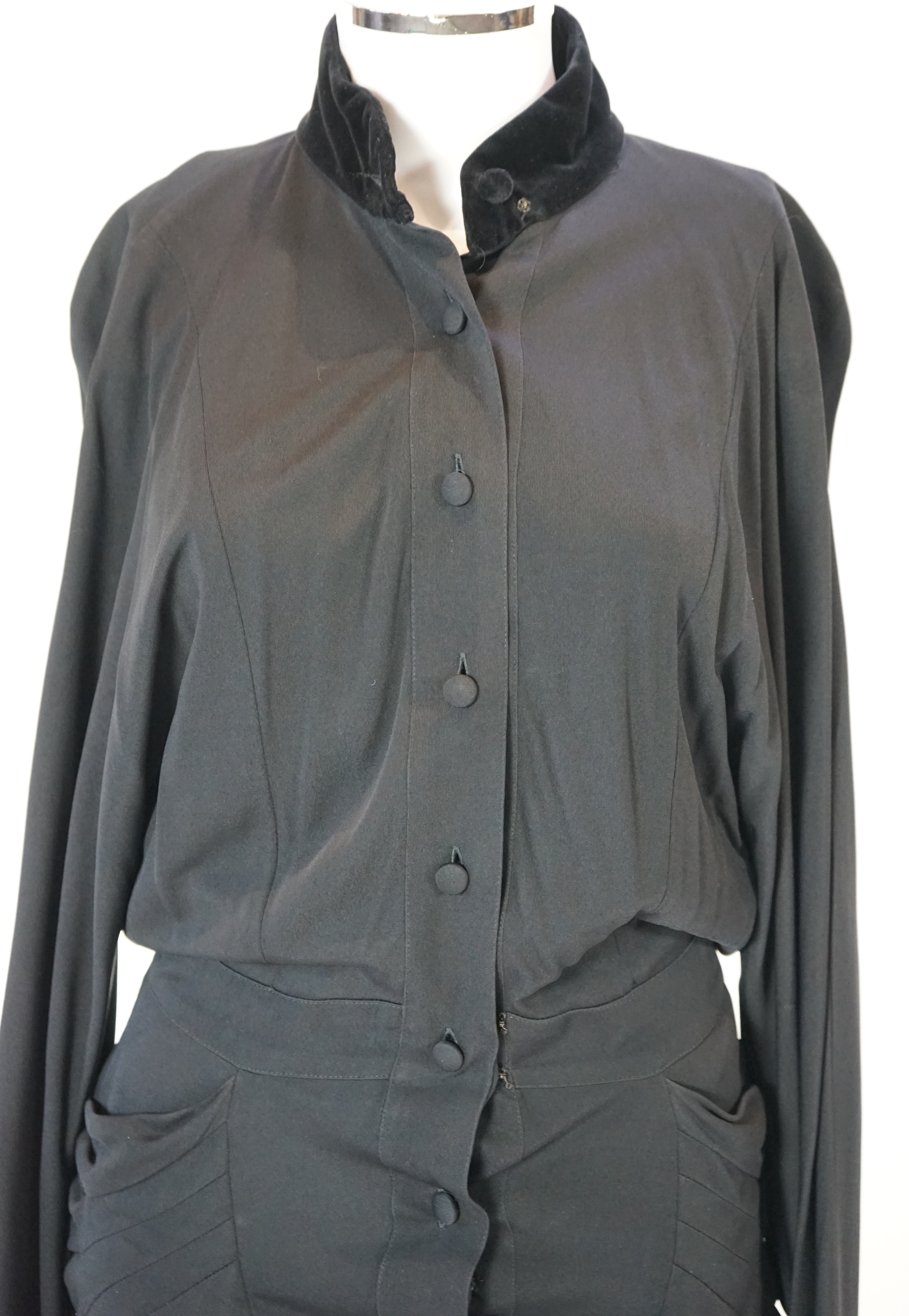 A Karl Lagerfeld black evening dress, size EU 38